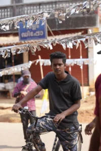 supporting young actor in malayalam karthik vishnu in cup malayalam movie