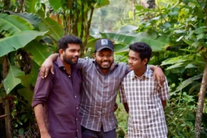 supporting young actor in malayalam karthik vishnu renjith rajan and sanju v samuel in cup malayalam movie location