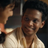 ennu swantham punyalan malayalam movie still featuring supporting young actor in malayalam karthik vishnu